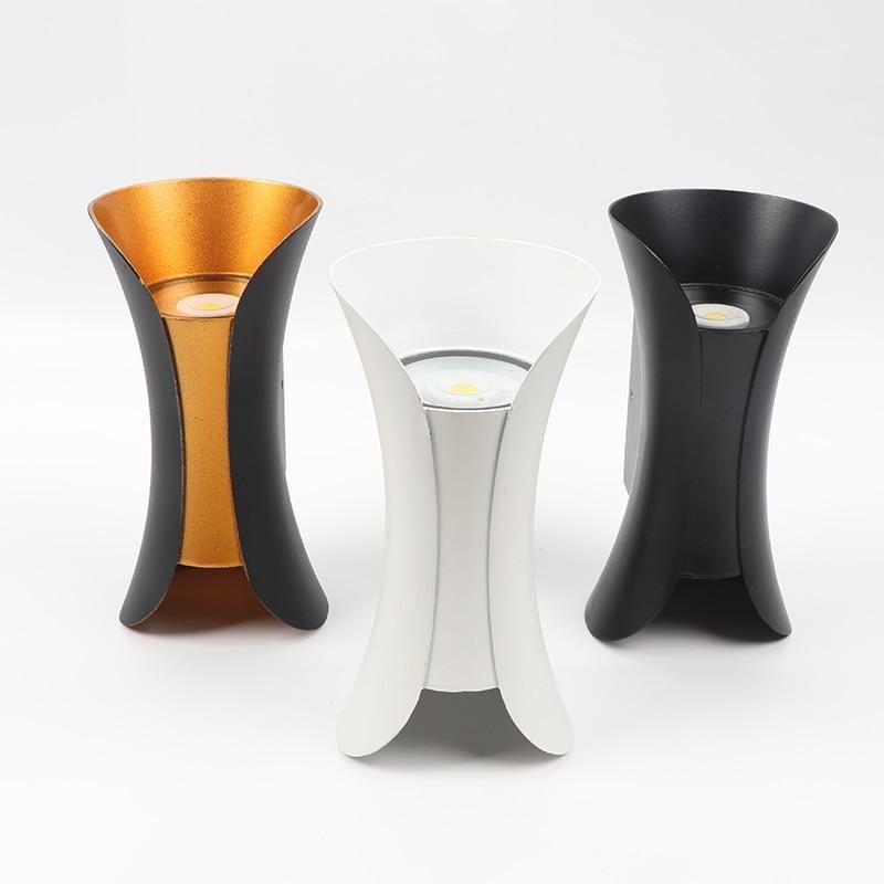 Zewnętrzna Wygięta Lampa Ścienna LED Klepsydra View 14